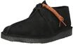 Schn&uuml;rschuh CLARKS "Desert Trek", Herren, Gr. 44, schwarz, Leder, Schuhe