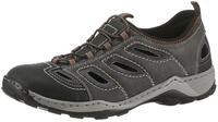 Rieker Slipper Trekking Schuh, Sandale, Sommerschuh mit praktischem Gummizug