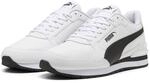Sneaker PUMA "ST Runner v4 Sneakers Erwachsene", Damen, Gr. 39, wei&szlig; (wei&szlig; schwarz