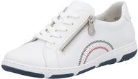 Rieker Sneaker, Schn&uuml;rschuh, Halbschuh, Freizeitschuh mit weichem Schaftrand