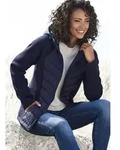 Steppjacke VIVANCE, Damen, Gr. 46, blau (navy), Fleece, Steppware,...