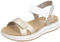 Remonte Riemchensandale "Elisabeth Hurley-Collection", Keilabsatz, Klettschuh,