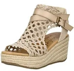 Keilsandalette BLOWFISH "Blowfish Sandalen Lederimitat", Damen, Gr. 42, braun...