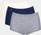 sloggi Maxislip "Basic+ Maxi" 3er Pack, perfekter Sitz, Cotton-Mix, hohe Taille