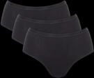 sloggi Midislip "GO Daily Cotton" 3er Pack, Glanz-Effekt Details, weich, Baumwollmix,