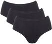 Midislip SLOGGI "GO Daily Cotton", Damen, Gr. S, Single Jersey, schwarz, Single