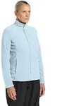 Fleecejacke JACK WOLFSKIN "TAUNUS FZ W", Damen, Gr. XS, blau (ice, blau),