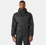 Regenjacke HELLY HANSEN "LOKE JACKET", Herren, Gr. XXL, schwarz, Web, Obermaterial:
