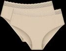 Triumph Midislip "Feel of Modal" 2er Pack, sehr weich, elastischer Bund mit Spitze,