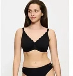 B&uuml;gel-BH TRIUMPH "Amourette W01", Damen, Gr. 70, Cup C, schwarz, Microtouch,