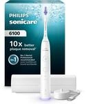 Philips Sonicare Elektrische Zahnb&uuml;rste "Series 6100" 1 Stk. Aufsteckb&uuml;rsten mit