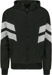 Allwetterjacke URBAN CLASSICS "Urban Classics Herren Crinkle Panel Track Jacket",