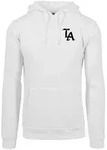Sweatshirt MISTERTEE "MisterTee Herren LA Hoody", Herren, Gr. M, wei&szlig;, 65%