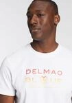 DELMAO T-Shirt Kurzarm, bedruckt, Rundhals, aus 100% Baumwolle