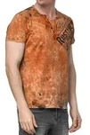 T-Shirt RUSTY NEAL, Herren, Gr. S, orange, 100% Baumwolle, bedruckt, normal,