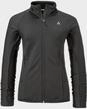 Fleecejacke SCH&Ouml;FFEL "Fleece Jk Style Cascata WMS", Damen, Gr. 34, schwarz (9990,