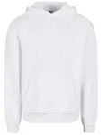 Hoodie URBAN CLASSICS "Urban Classics Fluffy Hoody", Herren, Gr. S, wei&szlig;, 70%