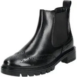 Stiefelette ARA "Ara Stiefelette Leder/Textil", Damen, Gr. 38, schwarz, Leder,
