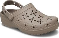 Crocs Clog "Classic Floral Cut Out Clog", Sandale, Sommerschuh, Loafer mit