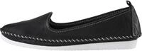 Slipper ANDREA CONTI, Damen, Gr. 38, schwarz, Glattleder, Leder, Schuhe Slipper