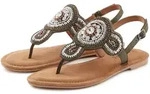 Zehentrenner LASCANA "Sandalette, Sommerschuh, offener Schuh", Damen, Gr. 37,...