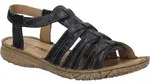 Sandale JOSEF SEIBEL "Ivy 02, schwarz", Damen, Gr. 38, schwarz, Obermaterial: 100%