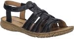 Sandale JOSEF SEIBEL "Ivy 02, schwarz", Damen, Gr. 38, schwarz, Obermaterial: 100%