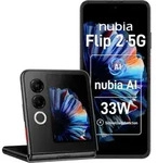 NUBIA Smartphone "Flip 2", Energieeffizienz: C (A-G), schwarz (night schwarz), 256
