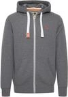 Kapuzensweatjacke SOLID "Kapuzensweatjacke SDBennZip", Herren, Gr. S, grau (grau