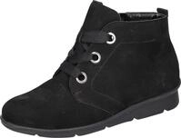 Schn&uuml;rboots WALDL&Auml;UFER "K-INGA", Damen, Gr. 3,5 (36), schwarz, Nubukleder, Schuhe