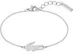 Freundschaftsarmband LACOSTE "Schmuck Edelstahl Partnerarmband CROCODILE", silber