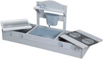 Sandkasten ROBA "2 in 1, Balkonsandkasten mit Matschk&uuml;che", grau, Sandk&auml;sten,