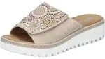 Rieker Pantolette Sommerschuh, Strandschuh, Hausschuh mit regulierbarem