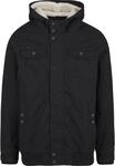 Winterjacke BRANDIT "Brandit Brandit Men Meadow Jacket", Herren, Gr. XS, schwarz,