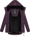 Winterjacke RAGWEAR "Monade", Damen, Gr. S (36), lila (pflaume), Obermaterial: 65%