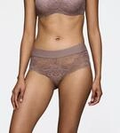 Triumph Panty "Body Make-Up Illusion Lace" florale Stretch-Spitze, glatter Bund,