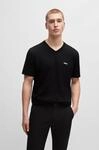 T-Shirt BOSS GREEN "Tee V", Herren, Gr. L, schwarz (schwarz001), Single Jersey,