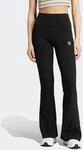 adidas Originals Leggings "ESSENTIALS RIB FLARED" mit ausgestelltem Bein und Ripp