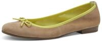 Tamaris Ballerina, Blockabsatz, Businessschuh, Schlupfschuh mit s&uuml;&szlig;er Zierschleife
