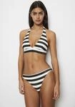 Marc OPolo Bikini-Hose "Classic Stripes" mit kleinem Logoschirftzug