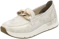 Rieker Loafer, Slipper, Slip-on Sneaker, Halbschuh mit modischer Zierkette