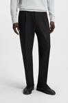 BOSS GREEN Webhose "T Convert-Pleat" mit Zugbund und Markenlabel Bundfaltenhose