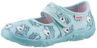 Hausschuh SUPERFIT "BONNY, WMS: mittel", M&auml;dchen, Gr. 34, wei&szlig; (mint, wei&szlig;