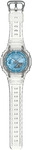 Chronograph CASIO G-SHOCK, transparent (transparent, himmelblau), Armbanduhren,