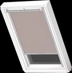 VELUX Verdunklungsrollo "DKL 4580SWL, Farbe hell taupe" verdunkelnd ohne Bohren in