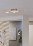 EGLO Deckenleuchte "Grisolia Deckenlampe, Wohnzimmerlampe, Metall und Kunststoff,