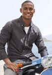 H.I.S Langarmhemd "aus reiner Baumwolle, Regular-fit" Button-down-Kragen mit