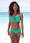 Triangel-Bikini LASCANA "Toni", Damen, Gr. 42, Cup A, gr&uuml;n (smaragdgr&uuml;n),