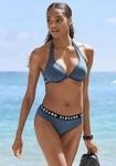 Elbsand B&uuml;gel-Bikini mit Markenschriftz&uuml;gen in Kontrastfarbe