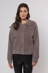 Rino & Pelle Cardigan "BUBBLY" mit flauschiger Optik, Langarm, Rundhals, ohne...